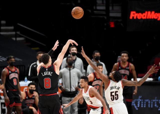 米乐登录-落后20分逆转击败开拓者 公牛终于学会逆境生存